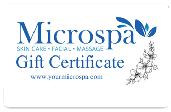 Massage gift card from Your Microspa in Longmont